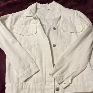 White Jean Jacket